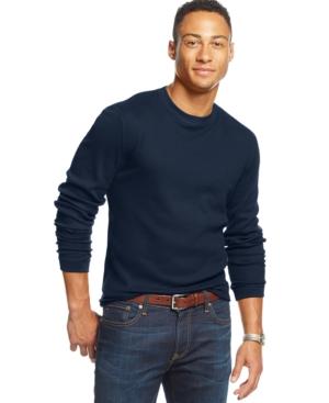 Club Room Long-sleevethermal Shirt. Only At Macy's