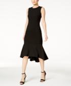 Calvin Klein High-low Midi Scuba Dress