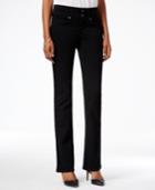 Style & Co. Petite Deep Black Wash Bootcut Jeans, Only At Macy's