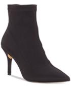 Inc International Concepts Zete Stretch Pointed Toe Ankle Booties, Created For Macy's Women's Shoes