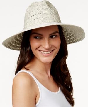 Vince Camuto Metallic Shine Braided Floppy Hat