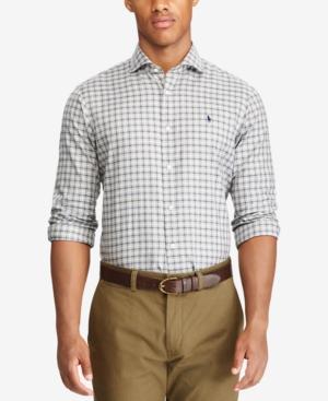 Polo Ralph Lauren Men's Lightweight Twill Plaid Shirt