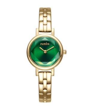 Rumbatime Venice Gem Gold Bracelet Women's Watch Emerald