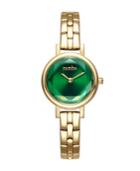 Rumbatime Venice Gem Gold Bracelet Women's Watch Emerald