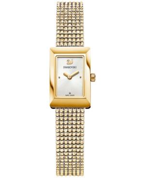 Swarovski Women's Swiss Memories Crystal Mesh Fabric Strap Watch 16x25mm 5209181