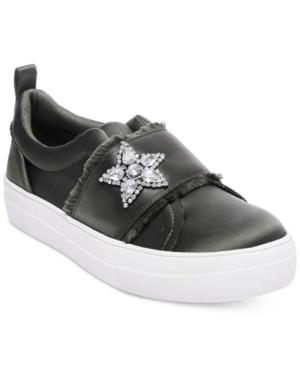 Steve Madden Women's Graphic Satin Sneakers