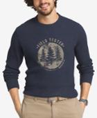 G.h. Bass & Co. Men's Thermal Knit Graphic-print Shirt