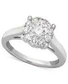 Prestige Unity Diamond Ring, 14k White Gold Diamond Engagement Ring (1-1/2 Ct. T.w.)
