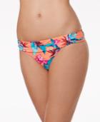 Hula Honey Wild Rays Printed Cheeky Bikini Bottoms Women's Swimsuit