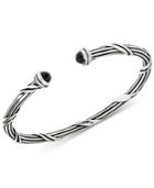 Peter Thomas Roth Onyx Cuff Bracelet (2-1/6 Ct. T.w.) In Sterling Silver