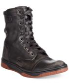 Diesel Men's Tatradium Basket Butch Zip Leather Boots Men's Shoes