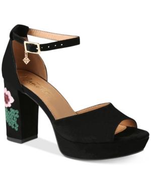 Nanette By Nanette Lepore Viola Two-piece Platform Block-heel Sandals, Only At Macy's Women's Shoes