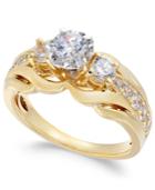 Diamond Engagement Ring (1 Ct. T.w.) In 14k Gold