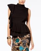 Thalia Sodi Ruffled Peplum Top, Created For Macy's