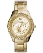 Fossil Women's Stella Gold-tone Stainless Steel Bracelet Watch 38mm Es3589
