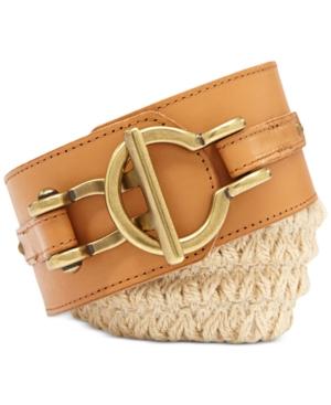 Fossil Macrame Stretch Belt