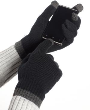 Alfani Red Gloves, Knit Touchscreen Tech
