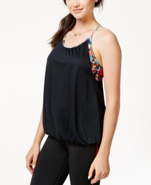 Jessica Simpson Juniors' Active Faux-layered Bubble Tank