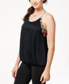 Jessica Simpson Juniors' Active Faux-layered Bubble Tank