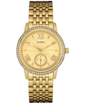 Guess Women's Gold-tone Stainless Steel Bracelet Watch 39mm U0573l2