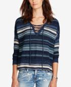 Denim & Supply Ralph Lauren Lace-up Tunic Sweater