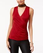 Bcx Juniors' Embellished Mock-neck Tank Top