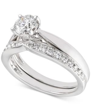 X3 Certified Diamond Bridal Set (1 Ct. T.w.) In 18k White Gold, Created For Macy's