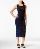 Rachel Rachel Roy Animal-print Illusion Midi Dress