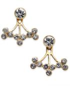 Inc International Concepts Gold-tone Crystal Ear Jacket Earrings, Only At Macy's