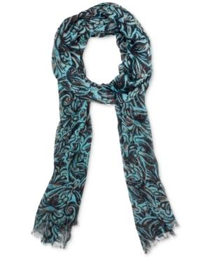 Patricia Nash Turquoise-print Scarf