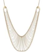 Lucky Brand Gold-tone Multi-chain 29 Statement Necklace