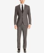 Boss Men's Slim-fit Birdseye Suit