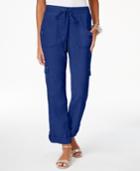 Inc International Concepts Petite Pull-on Cargo Pants, Only At Macy's