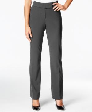 Jm Collection Petite Extend-tab Curvy-fit Pants, Only At Macy's