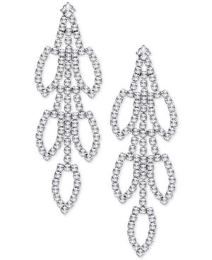 Say Yes To The Prom Silver-tone Pave Chandelier Earrings, A Macy's Exclusive Style