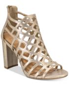 Material Girl Cadence Caged Sandals, Created For Macy's Women's Shoes