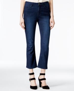 Rachel Rachel Roy Cropped Ultramarine Wash Flared Jeans, Only At Macy's