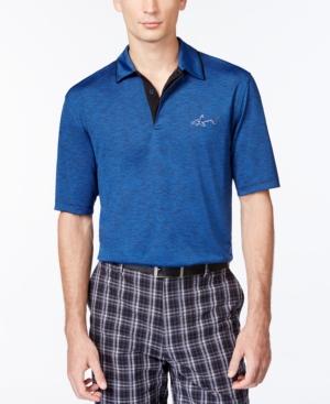 Greg Norman For Tasso Elba Contrast-trim Performance Polo, Only At Macy's