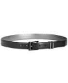 Dkny Double-keeper Leather Belt, Created For Macy's