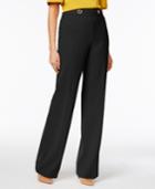 Inc International Concepts Petite Grommet Wide-leg Pants, Created For Macy's