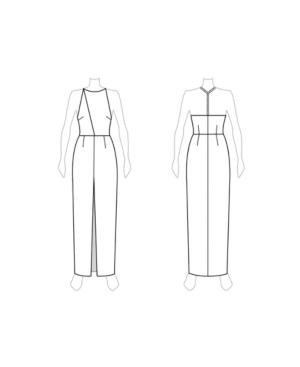 Customize: Closed Back - Fame And Partners Cut-out Closed-back Dress