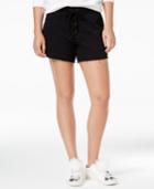 Material Girl Active Juniors' Lace-up Sweatshorts, Created For Macy's