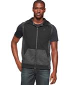 Calvin Klein Jean Melange Fleece Hoodie Vest
