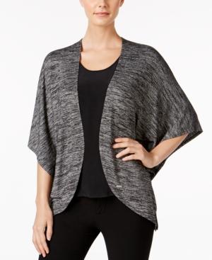 Calvin Klein Marled Knit Poncho