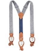 Tommy Hilfiger Men's Horizontal Striped Suspenders