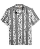 Quiksilver Men's Barbers Point Geometric-print Shirt