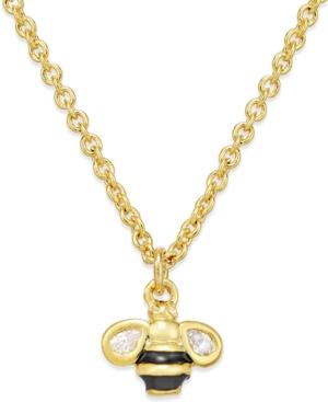 Kate Spade New York 12k Gold-plated Bumblebee Pendant Necklace