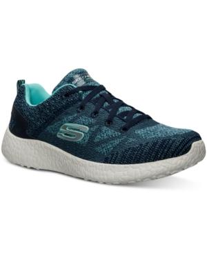 Skechers Women's Burst Soft Knit Running Sneakers From Finish Line