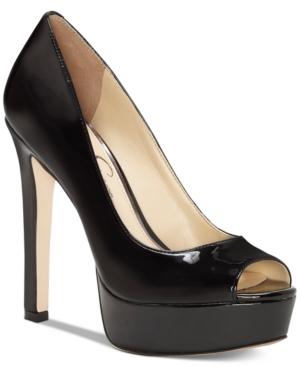 Jessica Simpson Bellena Peep Toe Platform Pumps Women's Shoes