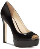 Jessica Simpson Bellena Peep Toe Platform Pumps Women's Shoes